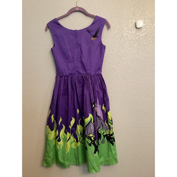 NWT Disney Parks Dress Shop Collection Maleficent Villain Dress XS S - Picture 3 of 5
